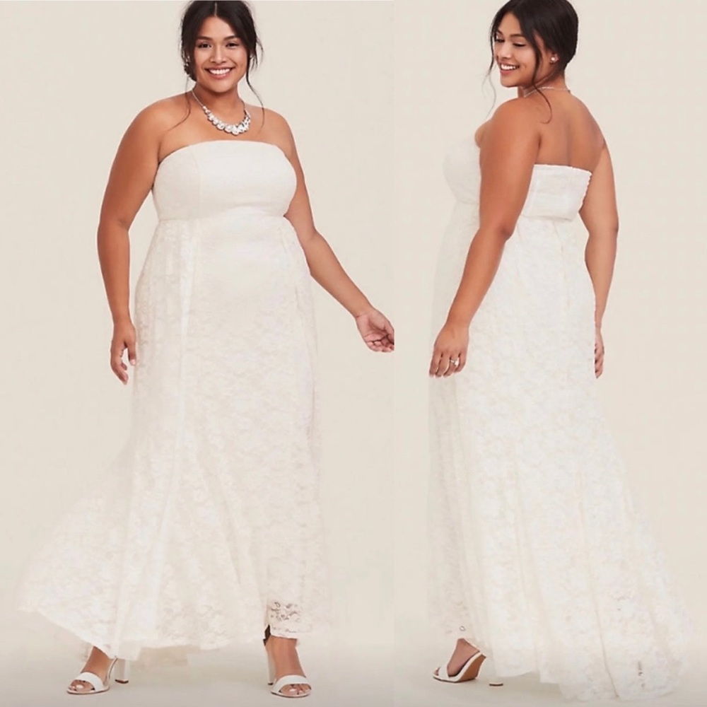 Torrid Bride Strapless Wedding Dress